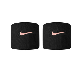 Nike Tennis Premier Wristbands (2x) (Black/Crimson Tint)