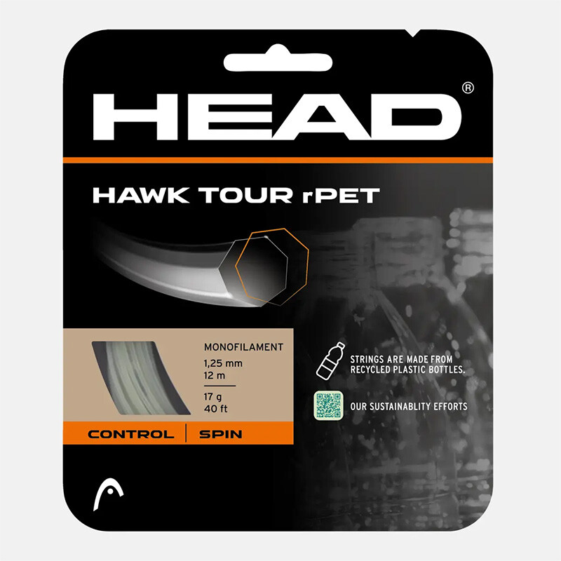 HEAD Hawk Tour r-Pet Reel 660' (Natural)