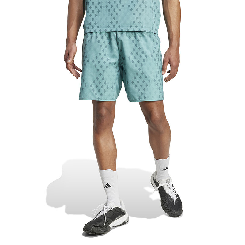 adidas Club Graphic 7" Short (M) (Teal)