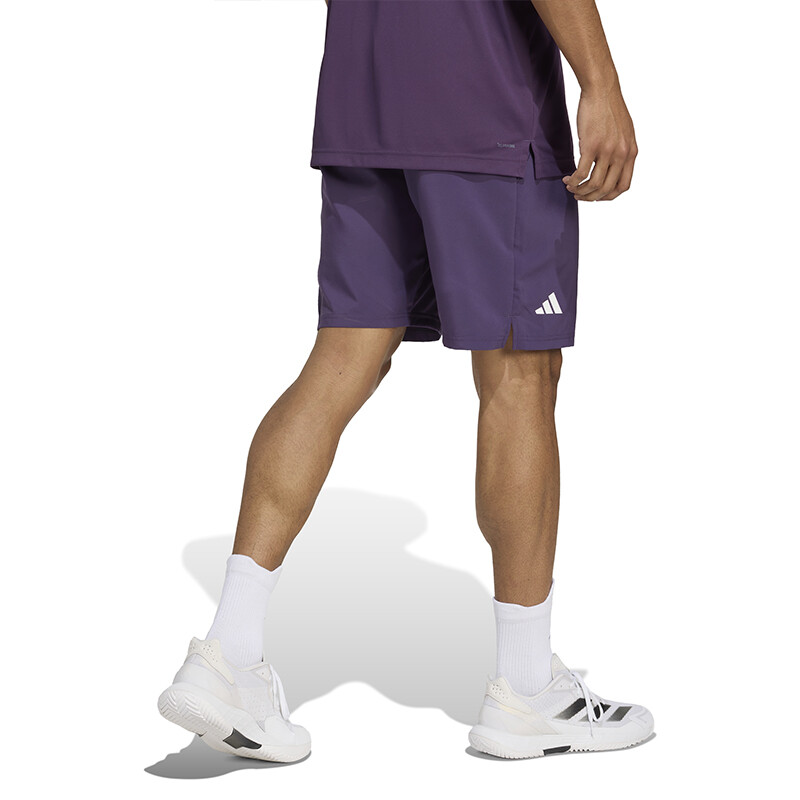 adidas Club 3 Stripes 7" Short (M) (Aurora Plum)