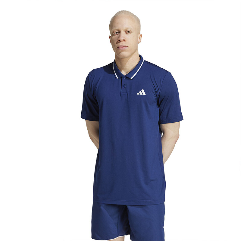 adidas Club Pique Polo (M) (Dark Blue)