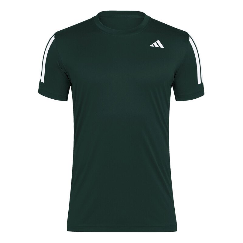 adidas Club 3 Stripes Tee (M) (Aurora Ivy)