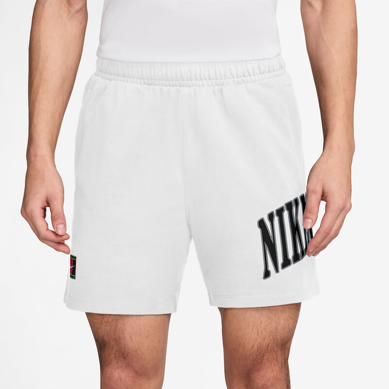 Nike Court Heritage 6" Short (M) (White)