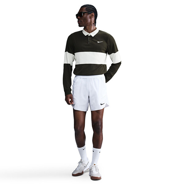 Nike Court Slam RG Long Sleeve Polo (M) (Sequoia)