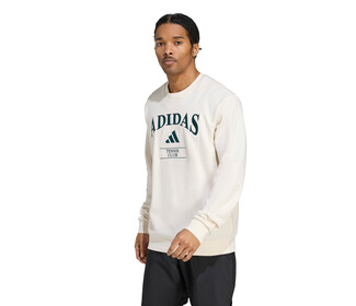 adidas Heritage Tennis Crewneck Sweatshirt (M) (Chalk White)