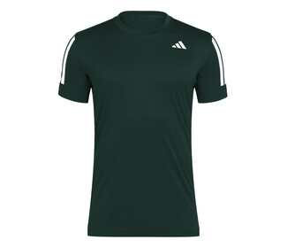 adidas Club 3 Stripes Tee (M) (Aurora Ivy)