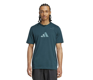 adidas Tennis Category Graphic Tee (M) (Aurora Ivy)