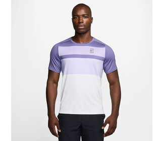 Nike Court Advantage Printed Top (M) (Dusty Amethyst)