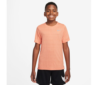 Nike Dri-FIT Miler Boys Short Sleeve Top (Apricot Agate)